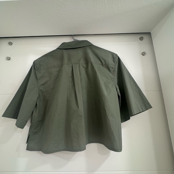 Equipment Cropped Button Down Shirt - Picture 5 of 7